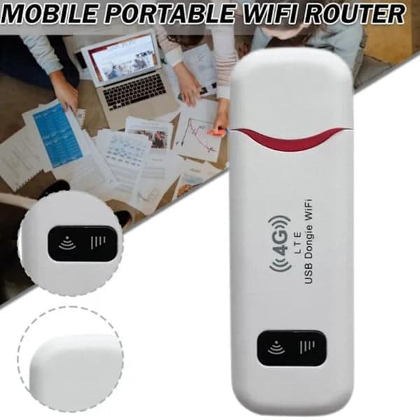 150Mbps 4G LTE WIFI USB-dongeli mobiililaajakaistamodeemi lukitsematon SIM-kortti P6W0