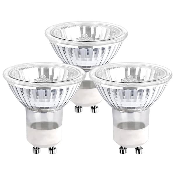 4-pack GU10 Halogenlampor 50W, 220V GU10 Halogen Spotlight 2800K Varmvit 4 50W
