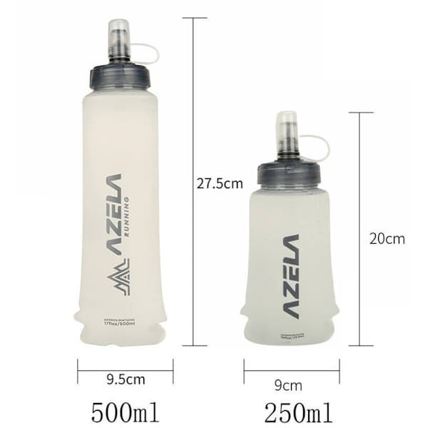 PEHMEÄ PULLO KORRELLA 250 ML, pehmeä vesipullo jatketulla letkulla 250