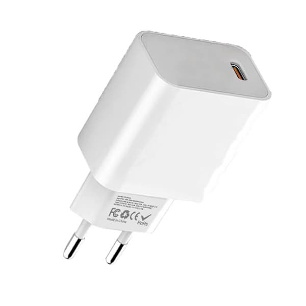 iPhone 20W snabbladdare USB-C - Universell väggadapter för iPhone, iPad, MacBook & Samsung med snabbladdning