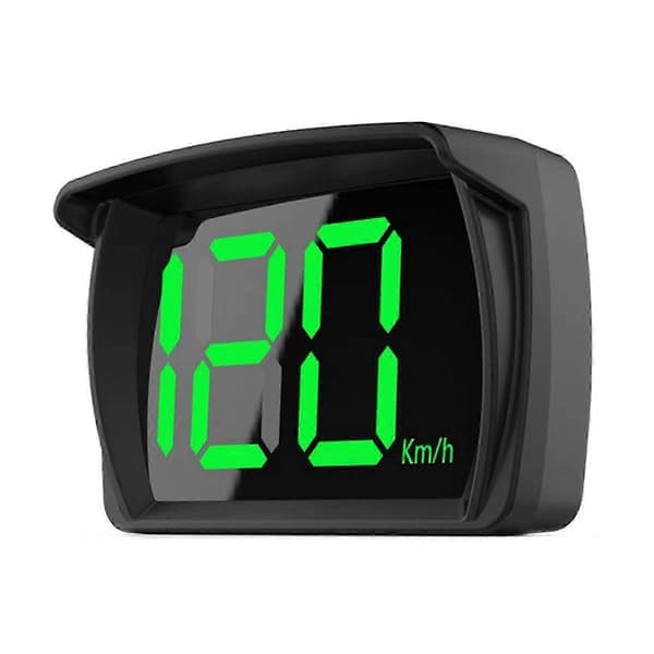 HUD GPS Digitalt speedometer til bil, lastbil, bus, E-scooter, E-cykel, solskærm, præcist speedometer