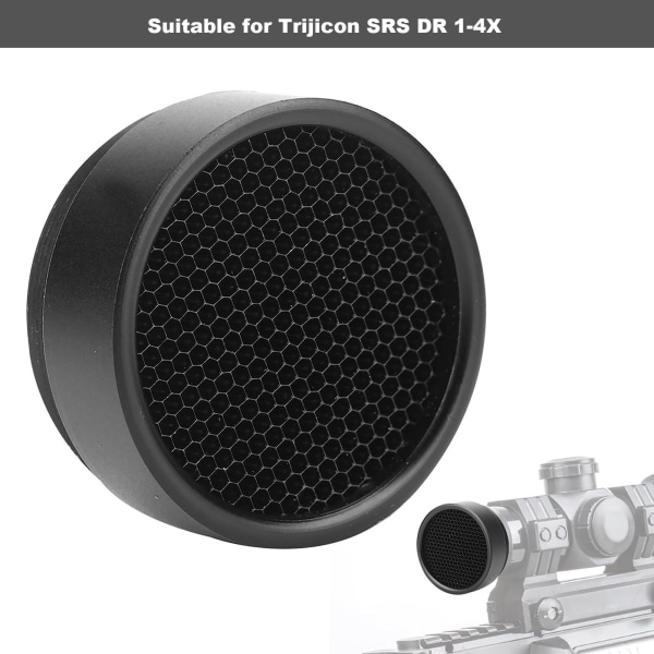 Slidstærkt plast antirefleks solskærm beskyttelsescover til Trijicon SRS DR 14X 45mm