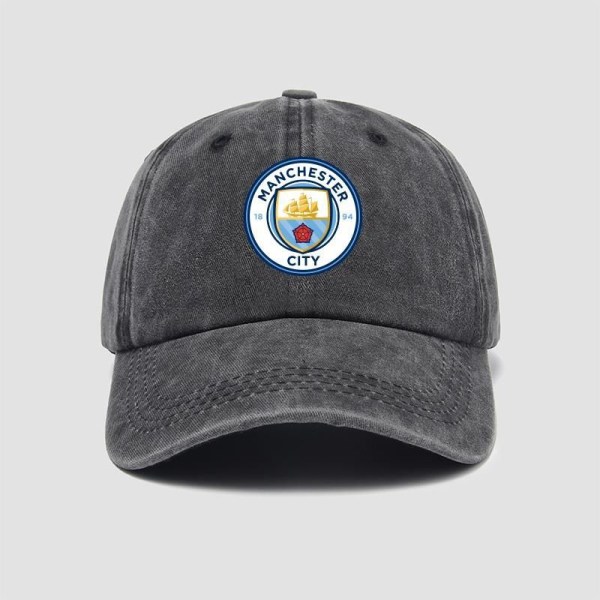 Manchester City Football Club Premier League Hattar Baseballkepsar balck