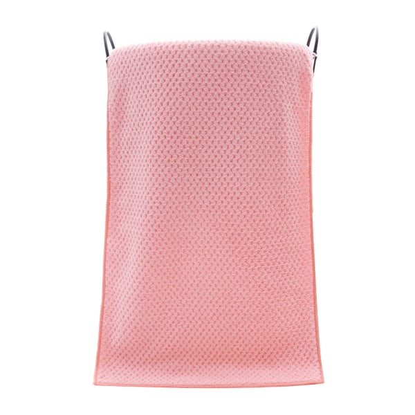 Coral Velvet Badehåndklæde Vand Absorption Bade Krop Håndklæde Pure Color til Badeværelse Hotel Pink
