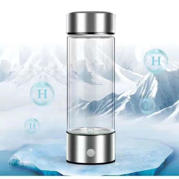 Hydrogen Generator Vattenflaska, Real Molecular Hydrogen Rich Water Generator Ionizer Maker Machine Flaska med Spe Chamber Technology Hydrogen Water