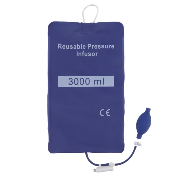 3000 ml tryk infusionspose forhindrer overtryk 3 timers lufttæthed væske hurtig infusionspose til førstehjælp blå