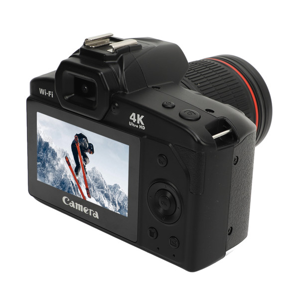 4K 64MP HD Night Vision digitalkamera 3 tommers IPS fargeskjerm WIFI digitalkamera 16X digital zoom 120 grader vidvinkel med fylllys