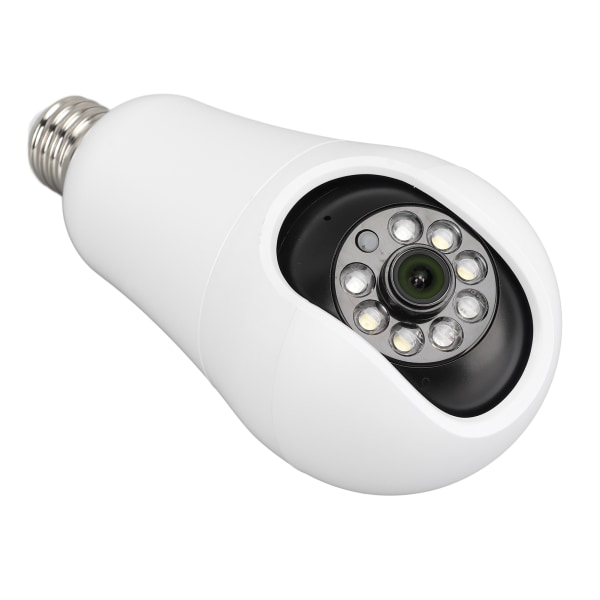 1080P hehkulamppuvalvontakamera E27-liittimellä Värikäs infrapuna 5GHz langaton WiFi-kamera kodin valvontaan 110-240V