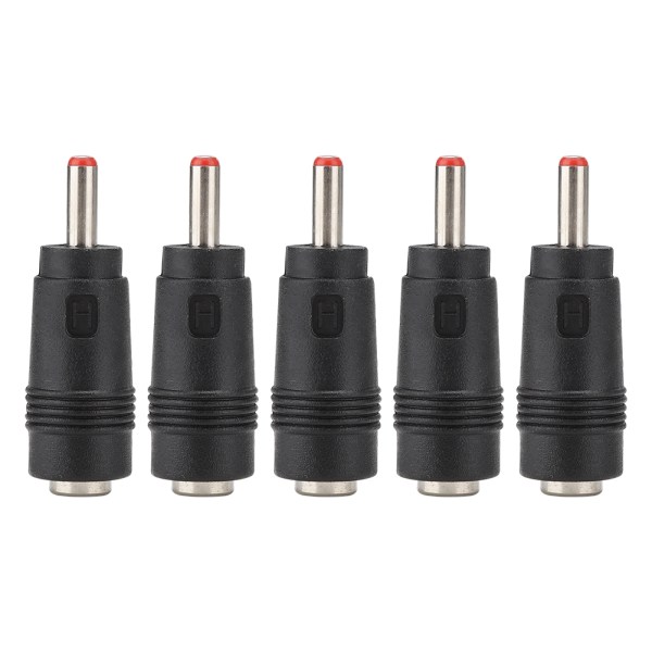 5 STK 5,5 x 2,1 hunn til 3,5 x 1,35 mm hann DC-adapterkontakt Ruter strømomformer
