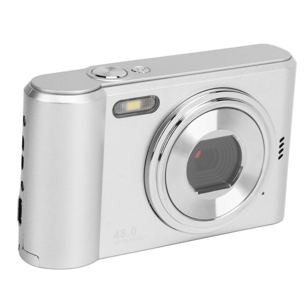 2,4 tommer digitalkamera 48MP 1080P 8X Zoom Selfie Anti Shaking-kamera for tenåringer Studenter Gutter Jenter Seniorer