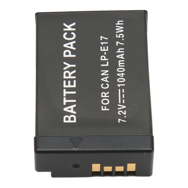 LP E17 Batteri Intelligent Højkapacitet 1040mAh Erstatning for 200D II R10 RP 750D M6mark2 800D 850D 77D 760D M3 M5