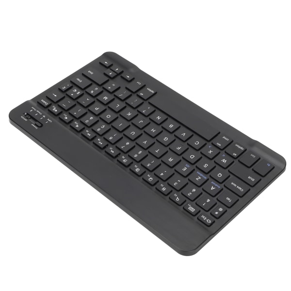 10 tommer trådløst tastatur slankt vandtæt saks stil trådløst Bluetooth fransk AZERT tastatur til tablet telefon computer sort