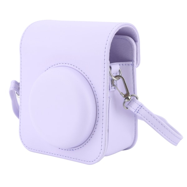 Mini Instant Camera Protective Bag PU-kamerataske med justerbar skulderrem til Fujifilm Instax Mini 12 Camera Purple