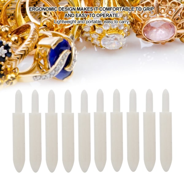 10 stk. Pen Plating Tips Tilbehør for Gull Sølv galvanisering smykker Making Tool (#2)