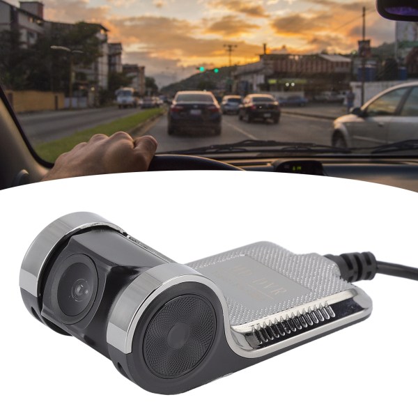 Car Dash Camera HD Night Vision Loop Recording liikkeentunnistus USB DVR -ajotallennin ADAS:lla