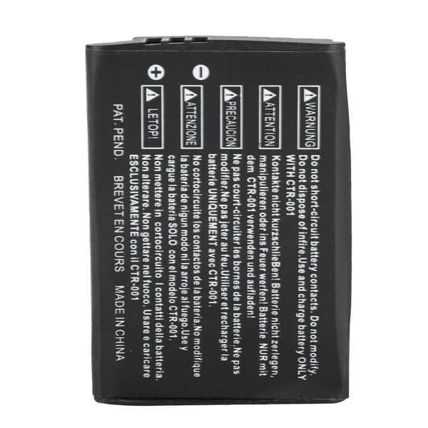 2000mAh genopladelig Li-ion batteripakke med stor kapacitet til Nintendo 3DS