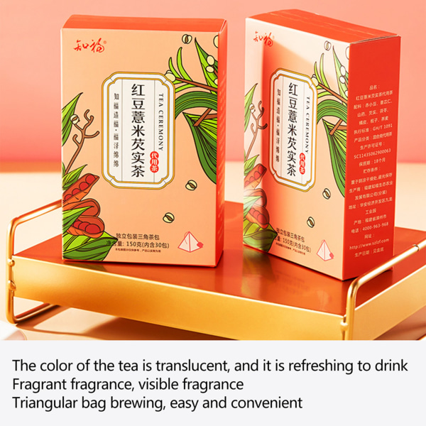 30 tæller røde bønner fugtfjerner te uafhængig urteteprøve til mænd, kvinder