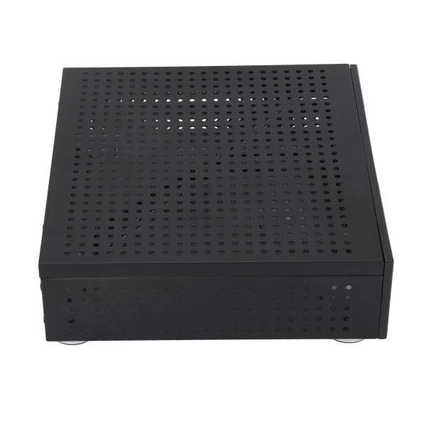 Stasjonær datamaskinveske God varmespredning Utsøkt kompakt svart Mini HTPC-deksel for hjemmevideodatamaskin