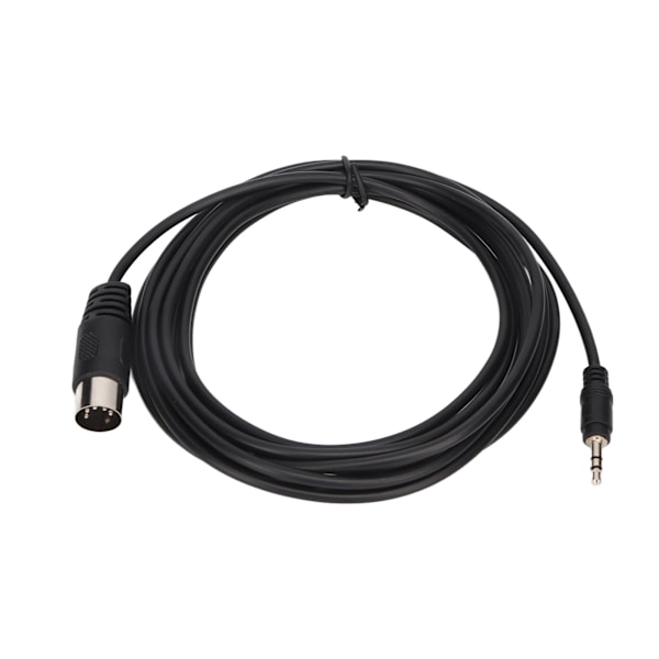 MH DIN 5 Pin to 3.5mm Cable Tangle Free Clear Signal DIN 5Pin Male to 3.5mm Male Sound Cable for Sound Equipment 9.8ft