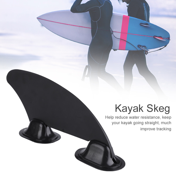 Kayak Skeg Tracking Fin Integraaliset evien kiinnityspisteet Black Watershed