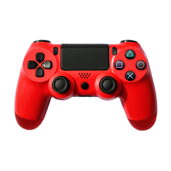 PS4-Controller Langaton Bluetooth värähtelykonsoli Boxed Game Controller-Rot