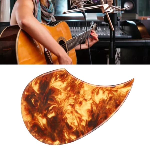 MH Akustisk gitarr plektrumskydd bra skydd PVC självhäftande gitarr plektrumskydd ersättning