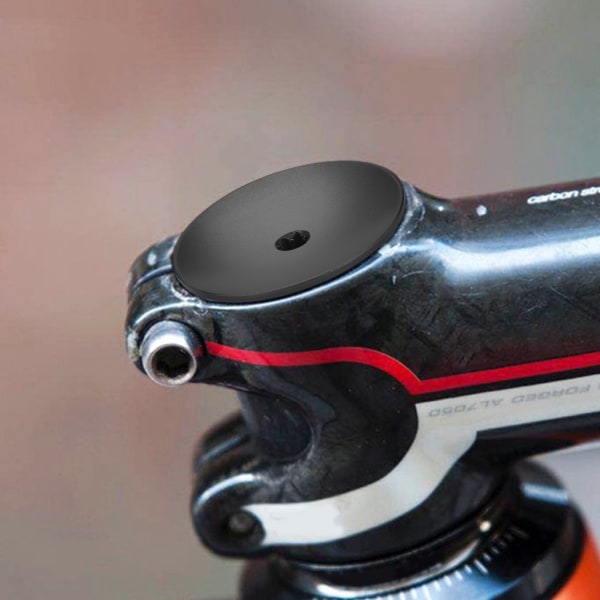 Sykkelhodesett terrengsykkel topphette for 28,6 mm gaffelrørdeksel stammemellomstykke (svart)