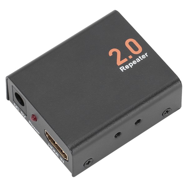 HDMI 2.0 Splitter Repeater Extender Signalforstærker Adapter 4K/2K@60Hz til HDTV/PS4/DVD