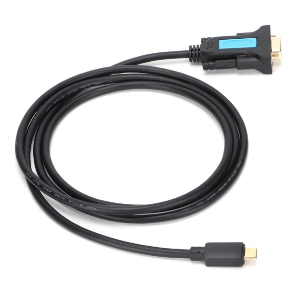 USB til RS232 Adapter TypeC til DB9 Converter Seriel Kabel til Scanner PC Modem Printer