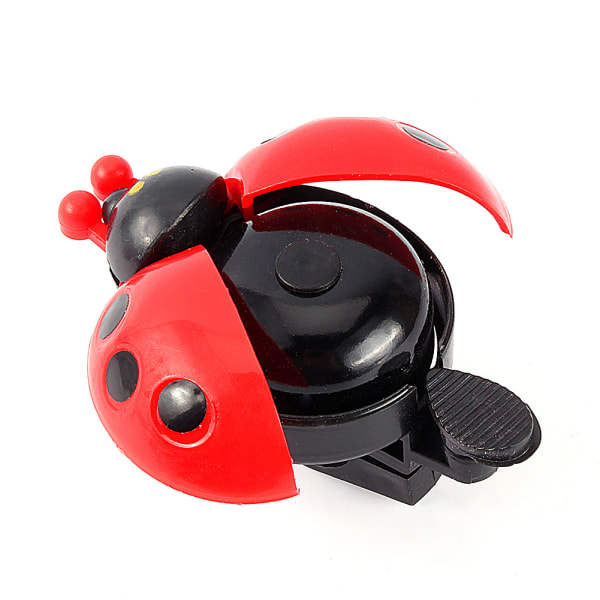 Barnesykkelklokkering Ladybug Bike Bell Søt gave til barn utendørs moro (rød)