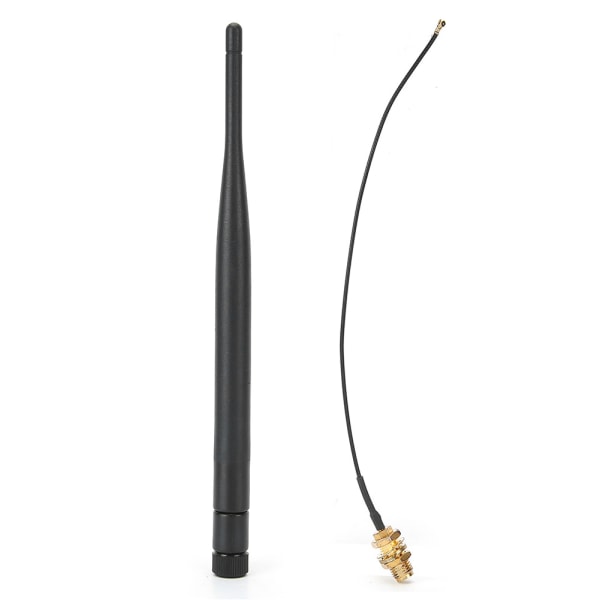 WiFi-antenne 2,4G/5G Dual Band 6DBI med IPEX4-forlengelseskabelsett for trådløs nettverksruter