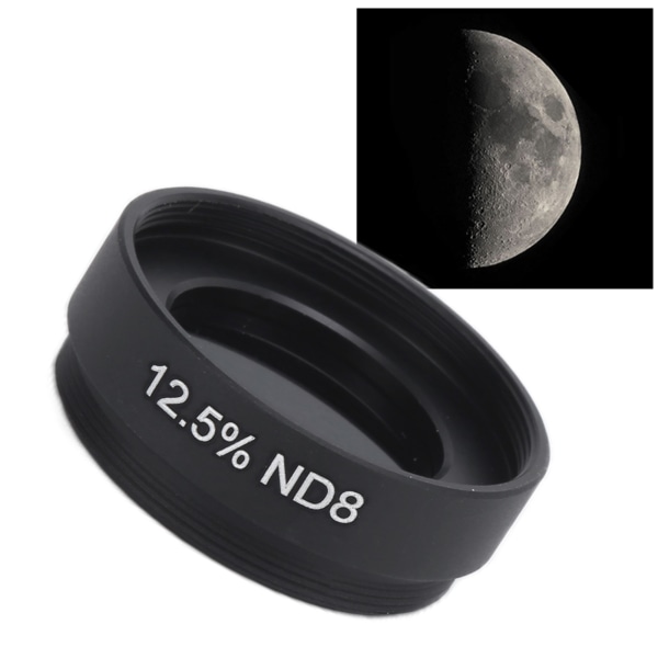1,25 tommers teleskop månefilter ND-filter med nøytral tetthet for astronomisk teleskop-okular12,5 %ND8