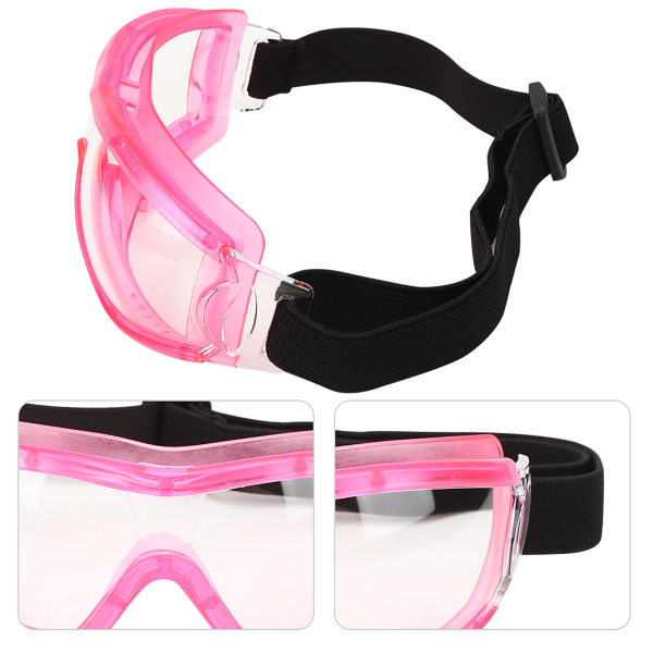 Barn Vernebriller AntiSpittle Kid Antifog Gjennomsiktige utendørs beskyttelsesbriller (rosa)