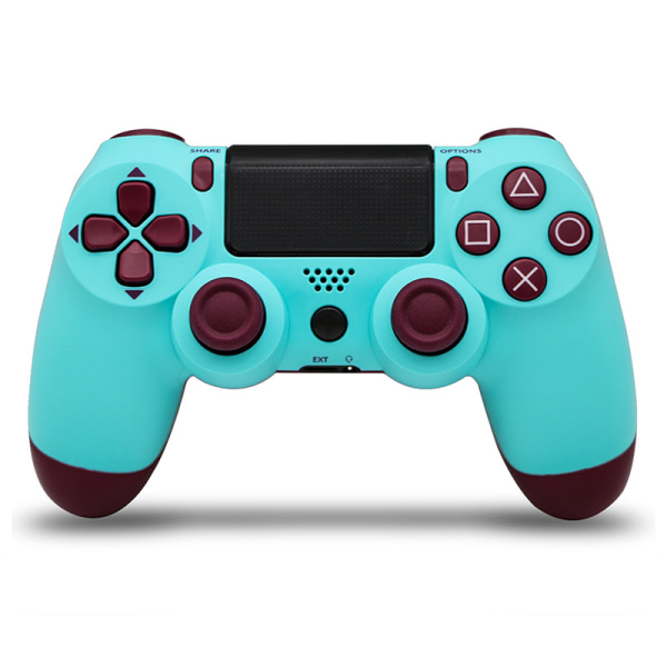 PS4 Six-Axis Dual Vibration Bluetooth Wireless Controller Berry Blue