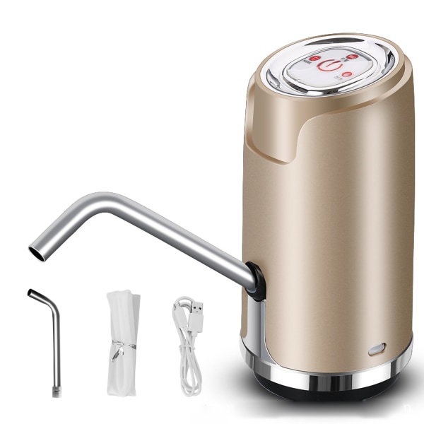 Vanndispenser ABS Elektrisk USB Intelligent Kvantitativ Spray Lakk Drikkepumpe for Outdoor Golden