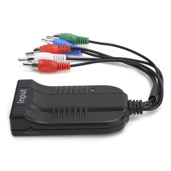 Z10AS RGB Component HDMI-kompatibel Video R/L Audio till YPBPR Converter Adapter Plug and Play