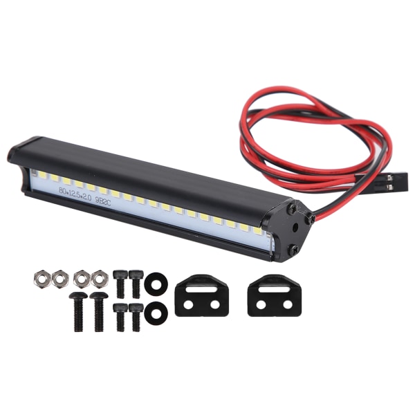 RC-auton kattolamppu LED-valopalkki sopii Traxxas TRX6 /TRX4 /SCX10 1/10 RC Crawler