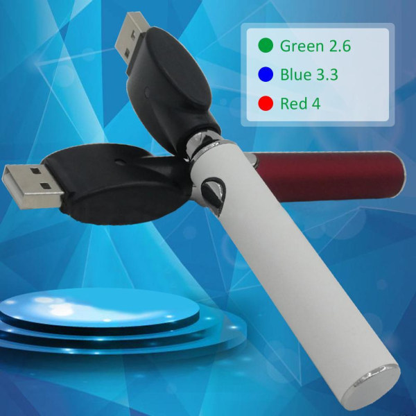 Slitesterk batteripenn Justerbar forvarmespenningsfunksjon med smart USB-adapter og dyse