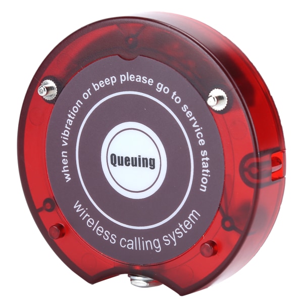 SU‑668 Wireless Queue Calling System Personsøkeradapter Ladebase for restaurant 110-240V EU Plug Prize UE