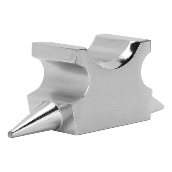 Dobbel horn ambolt rustfritt stål metall smiing plattform for DIY smykker behandling