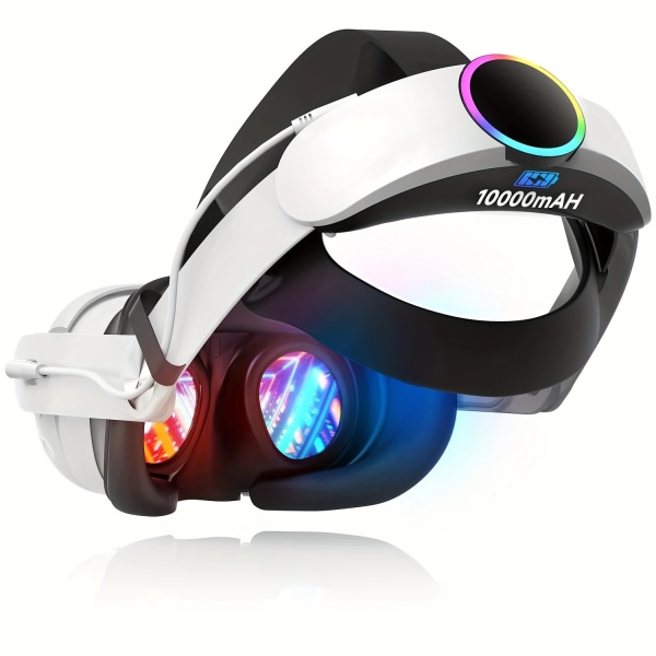 Meta Oculus Quest 3:lle säädettävä Elite-päänauhan vaihto vähentää painetta, pehmustettu VR-kuuloketarvike pidentää upotusta Q8L-3+S