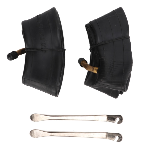 2-pack 8 1/2x2 krökt innerslang Däckverktyg Uppblåsbart förtjockat förstärkt innerslang för Xiaomi M365 elektrisk skoter