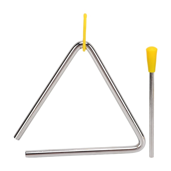 MH Triangle Hand Percussion Metal Easy Playing Delicate Playing Triangle Instrument with Striker