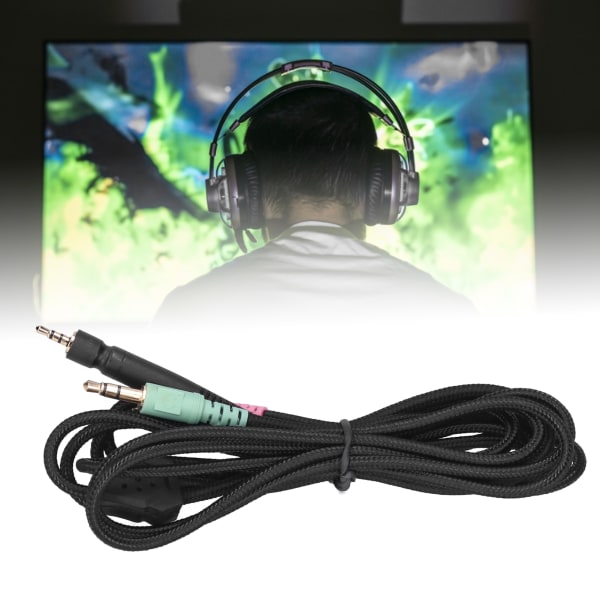 Spelhörlurskabel Ljudkabel Passar till Sennheiser G4ME ONE/GAME ZERO/PC 373D/ GSP350