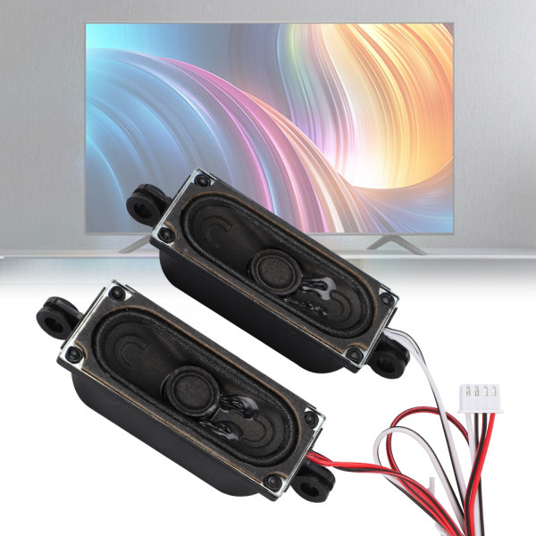2st 4 Ohm 5W TV Box Högtalare Högtalare Ljudförstärkarenhet för LCD TV reklamspelare