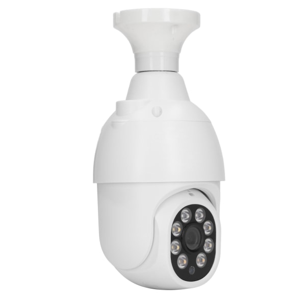 Utomhussäkerhetskamera Trådlös WIFI Fjärrkontroll HD Night Vision Monitoring Kamera Punch Free Bulb-kamera med E27-gränssnittsbas 110‑240V