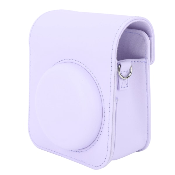 Mini Instant Camera Skyddsväska PU case med justerbar axelrem för Fujifilm Instax Mini 12 Camera Purple