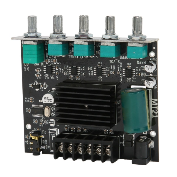 ZKMT21 BT forstærkerkort High Power Sound Stereo DC1224V Digital Power Amplifier Board til 15100W 48Ω højttalere