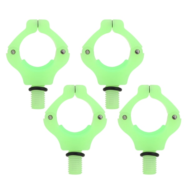 4 STK Magnetisk braketthode Automatisk justering Fiskestang halestøtteholder VerktøytilbehørLysgrønn