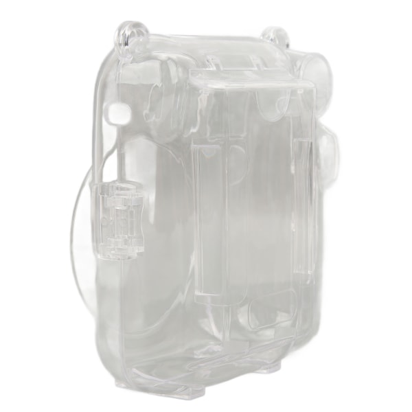 Instant Camera Case Kit Skulderstropp klistremerke Kameraveske Slitesterk kamerabeskyttende gjennomsiktig veske for Instax Mini 12 Green